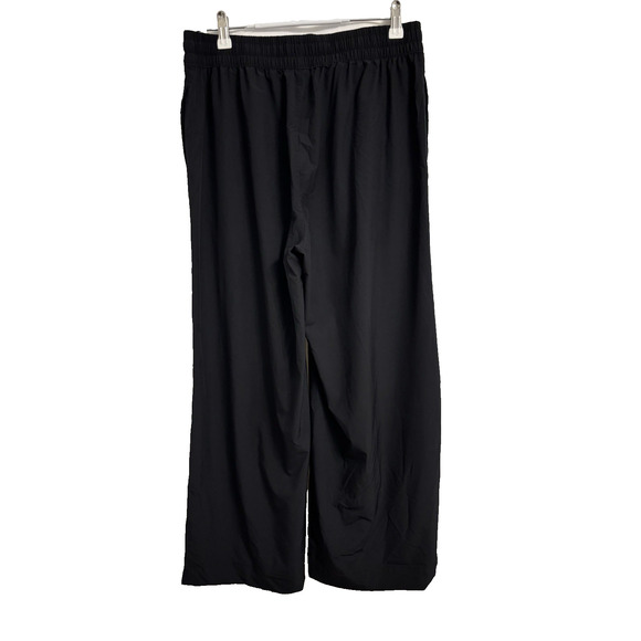 Willit Women's L Black Wide Leg Flowy Pants Athleisure Gorpcore Travel Active - Picture 2 of 7